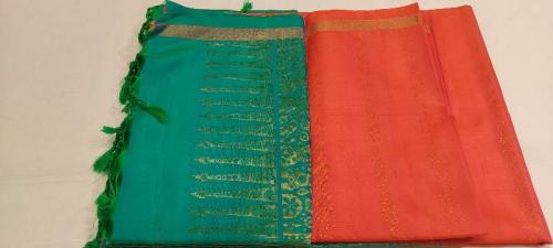 SOFT SILK SAREE WITH BLOUSE